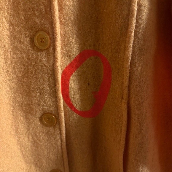 Norm Thompson Women's Orange 100% Wool Jacket, Size M - Picture 9 of 10